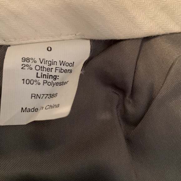 J. Crew Y2K Suit. Shimmer gold & Drk gray SZ 0. Purchased in NYC. 2007 winter. - Picture 9 of 10